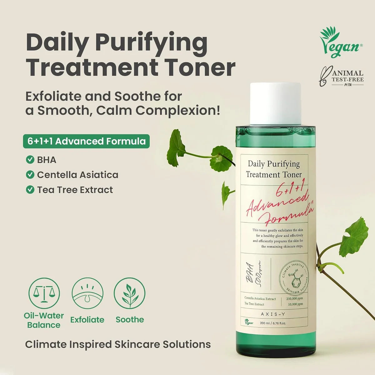 Тонер-уход Daily Purifying для очищения и сужения пор