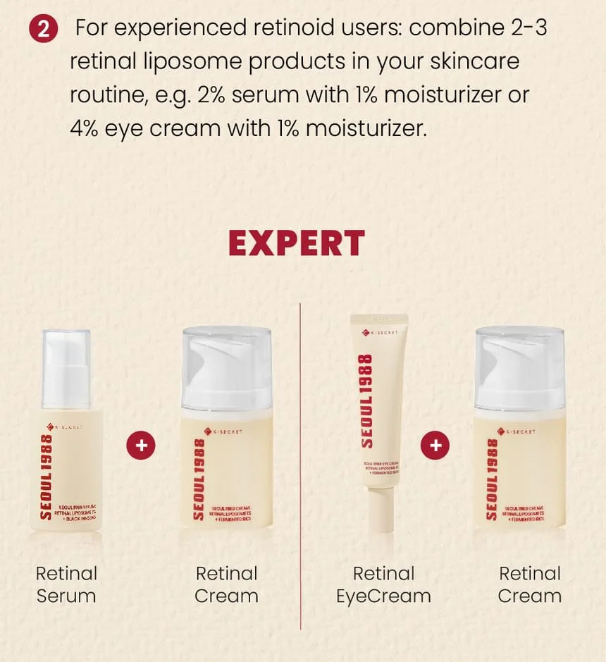 Seoul 1988 Cream Retinal Liposome 1% - FERMENTED RICE