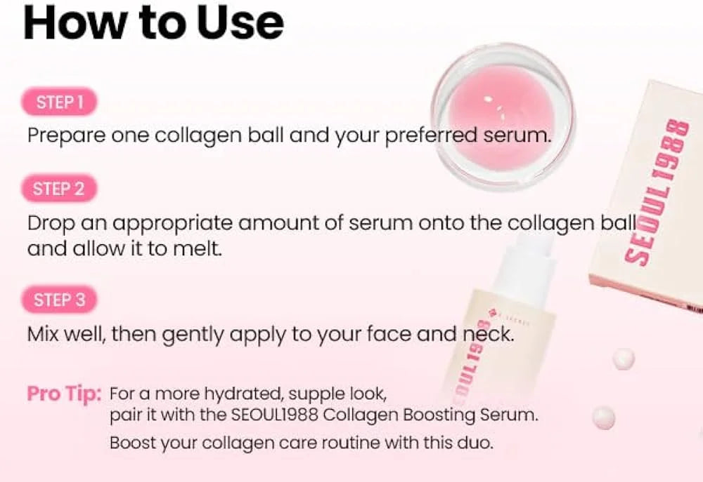 Seoul 1988 Boosting Ball Collagen 100%