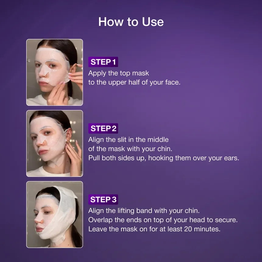 (4 шт.) Биоцеллюлозная маска Numbuzin No.9 NAD Full Face PACK