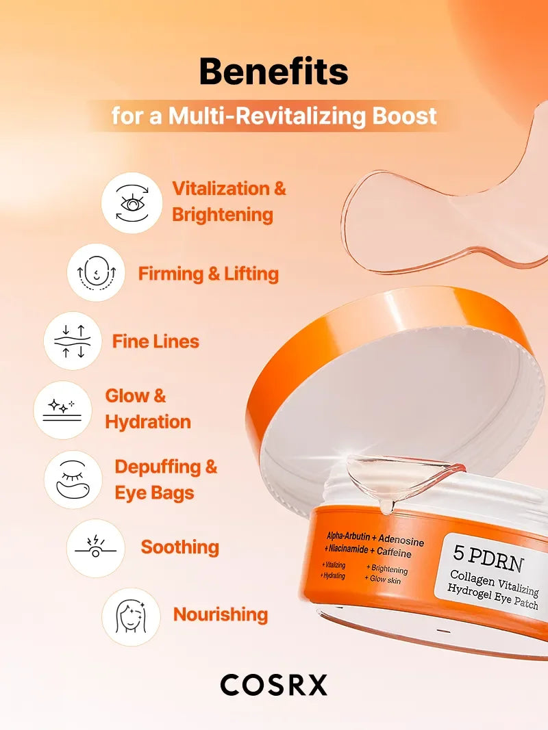 COSRX 5PDRN Collagen Vitalizing Hydrogel Eye Patch