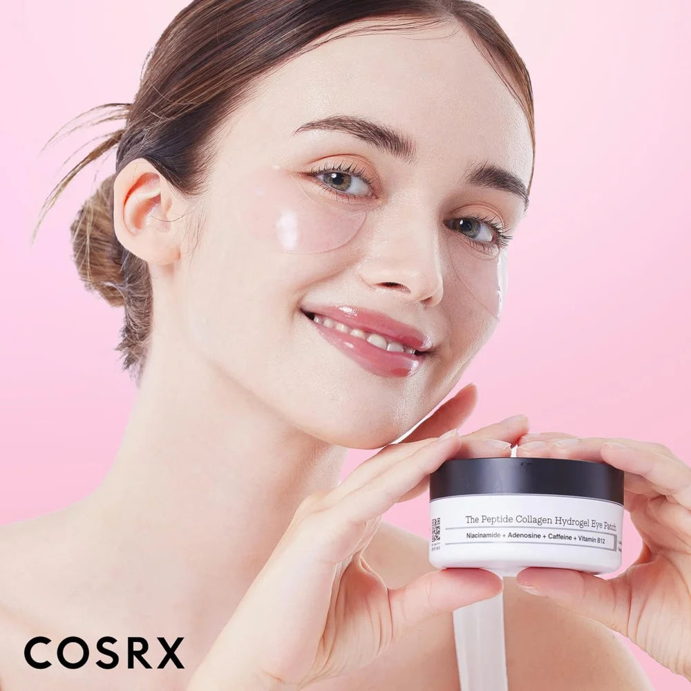Гидрогелевые патчи для глаз с пептидами и коллагеном