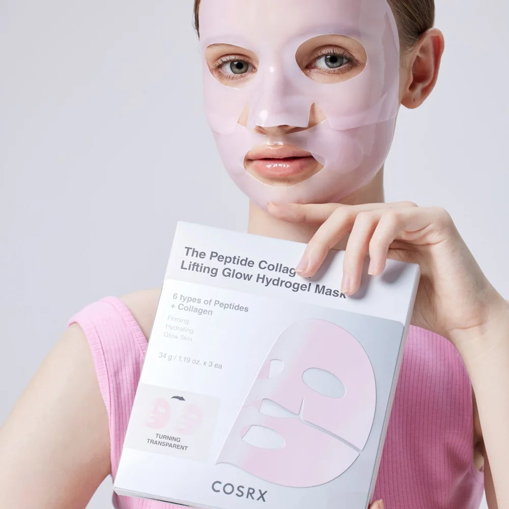 ( 3pcs) The Peptide Collagen Lifting Glow Hydrogel Mask 3pcs