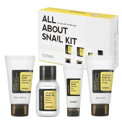 Набор COSRX All About Snail Kit 4-Step с муцином улитки