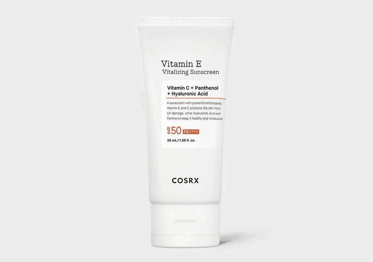 Солнцезащитный крем SPF50 с витамином Е для сияния кожи
