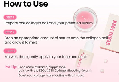 Seoul 1988 Boosting Ball Collagen 100%