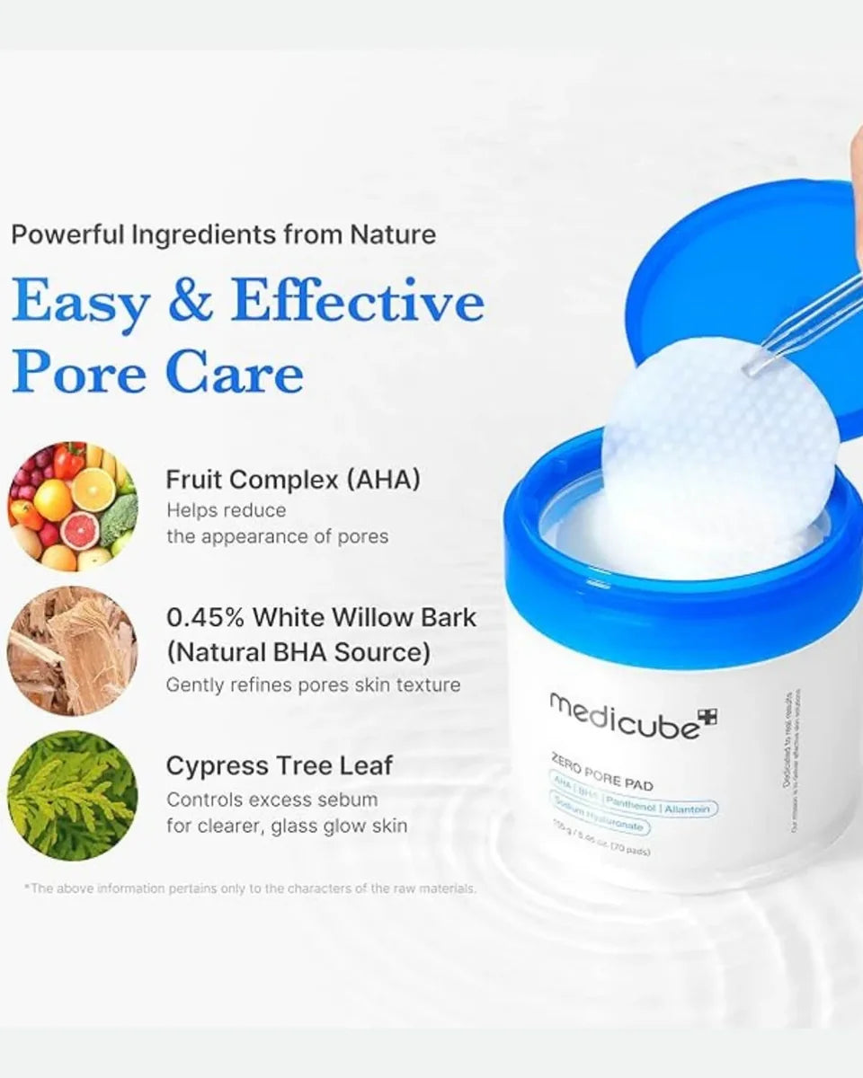 Тонер-пэды Medicube Zero Pore Pad 2.0 для сужения пор