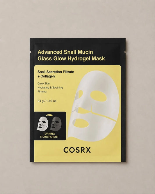 COSRX Advanced Snail Mucin Glass Glow Hydrogel Mask 1pc