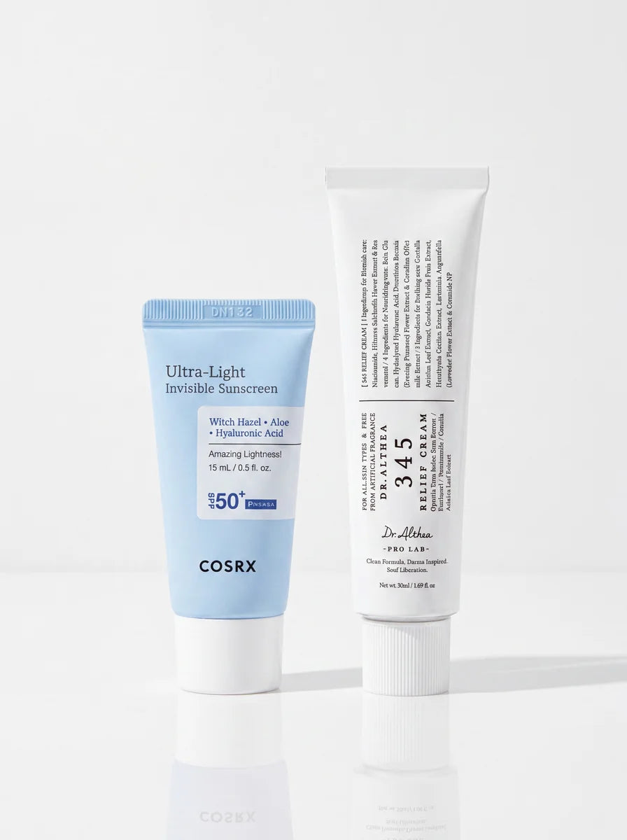 345 + Sunscreen Mini Gift Set (COSRX)